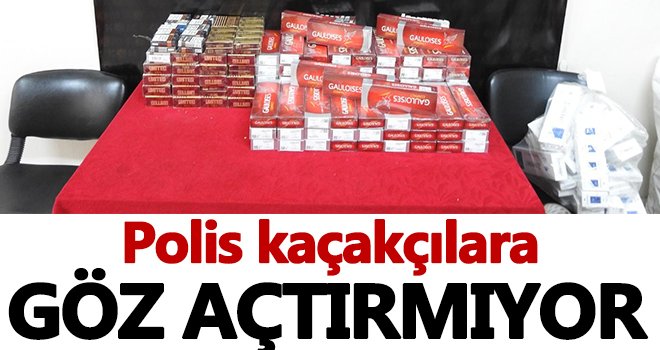Polis kaçakçılara göz açtırmıyor: 10 gözaltı