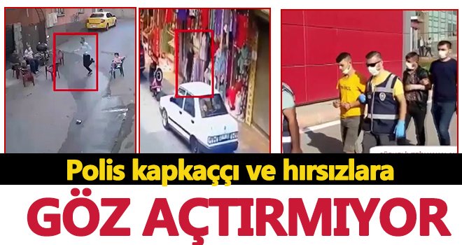 Polis kapkaççı ve hırsızlara göz açtırmıyor. 18 gözaltı