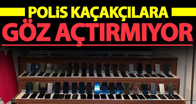 Polis telefon kaçakçılara göz açtırmıyor: 1 gözaltı