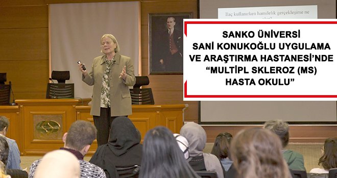 Prof. Dr. Neyal, Hasta Okulu’nda, MS ile ilgili bilgiler verdi