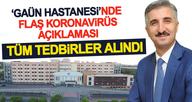 Prof. Dr. Zengin: Tüm tedbirler alındı ve altyapı hazırlandı