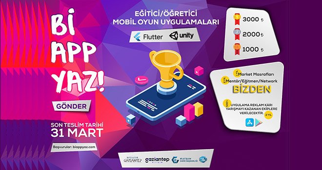 Proje sahiplerine hem ücretsiz eğitim hem de para ödülü verilecek