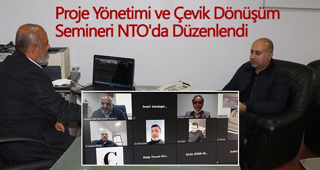 Proje Yönetimi ve Çevik Dönüşüm Semineri NTO'da Düzenlendi