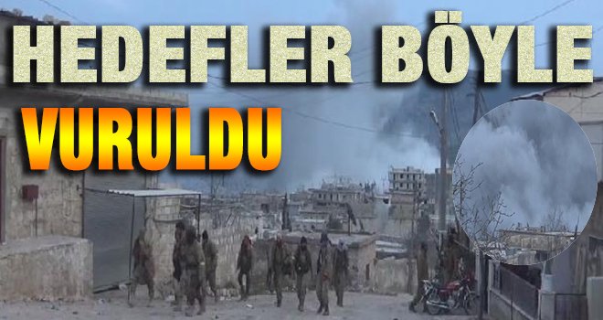 Raco'daki teröristler karadan ve havadan böyle vuruldu