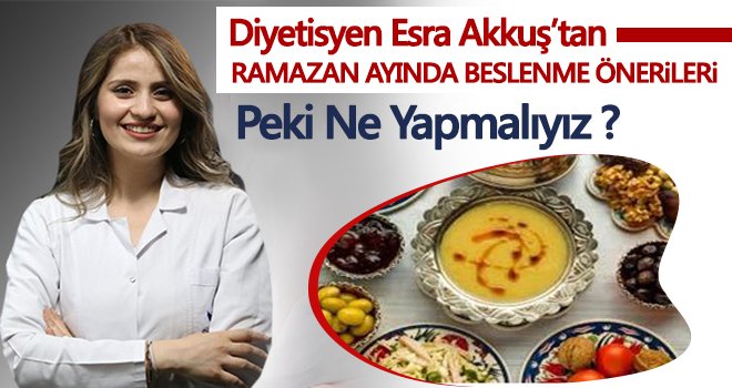 Ramazan ayında beslenme