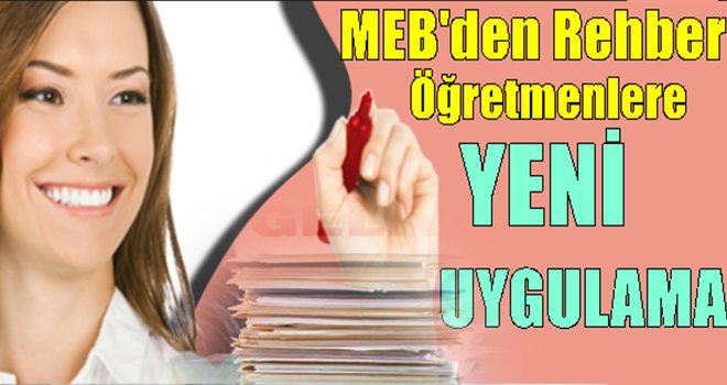 Rehber öğretmenlere nöbet ve tam gün çalışma...