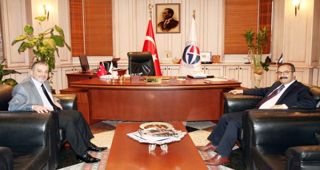 Rektör Dereli ’den, Rektör Gür’e ziyaret