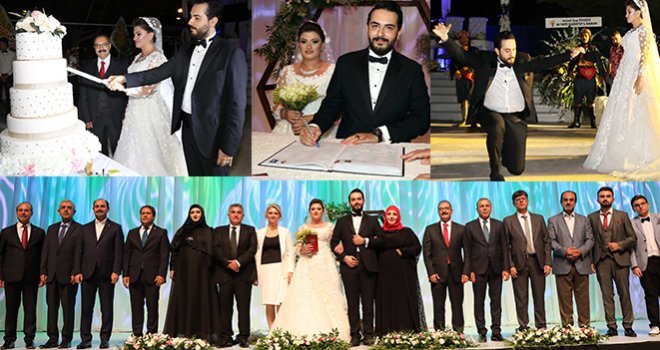 Rektör Gür'ün mutlu günü! Damat Furkan'ın oyunu göz kamaştırdı.