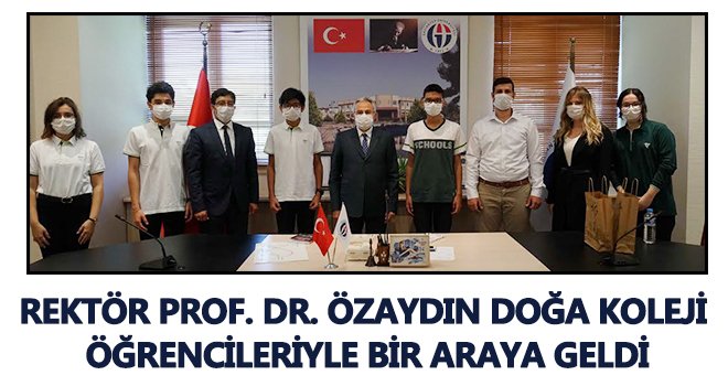 Rektör Özaydın; Gençler geleceğin ışığı...
