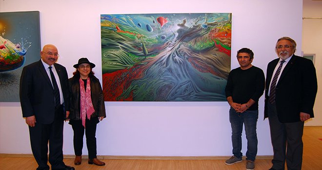 Reşat Altun'un Sergisi Sanko'da 9 Eylüle kadar gezilecek 