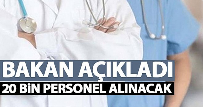 Resmi Gazete'de yayımlandı! 20 bin personel alınacak