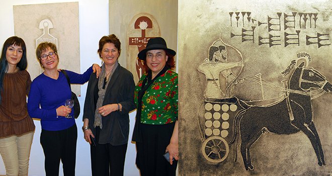 Ressam Asuman Barka Sevindili'nin sergisi