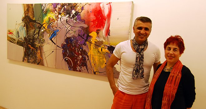 Ressam Cebrailoğlu’nun SANKO Galerisindeki sergisi