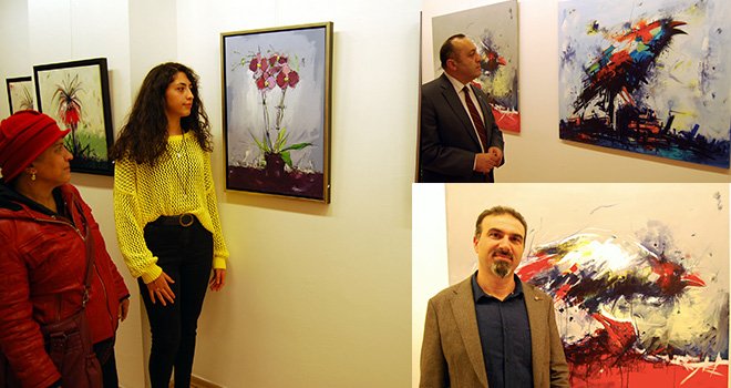 Ressam Murat Oğuz’unSergisi 24 şubata kadar gezilebilecek