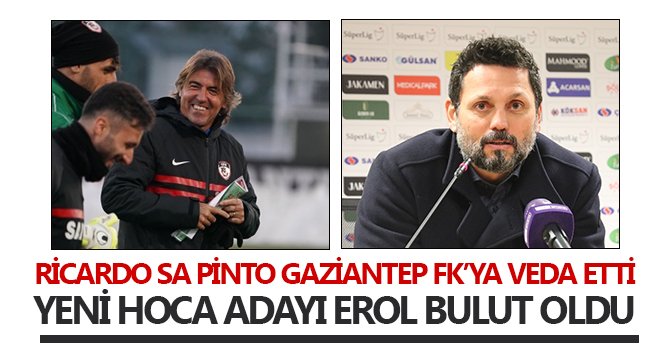 Ricardo Sa Pinto Gaziantep FK’ya veda etti