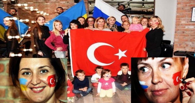 RUS GELİNLERDEN BARIŞ MESAJI