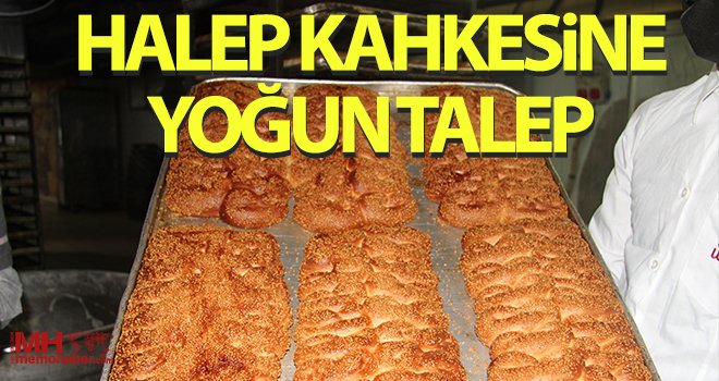 Sadece Ramazanda yapılan Halep Kahkesine yoğun talep