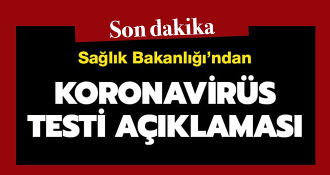 Sağlık Bakanlığı: Koronavirüs testi sonuçlarına 'eNabız'dan ulaşılabilir