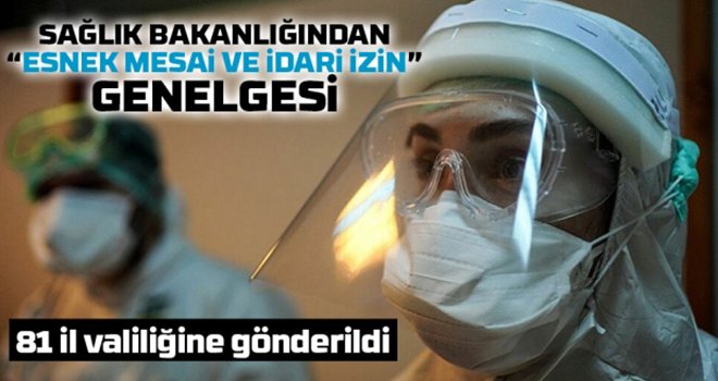 Sağlık Bakanlığından esnek mesai ve idari izin genelgesi