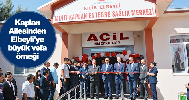 Sağlık Merkezi ve Kuran Kursu törenle hizmete açıldı