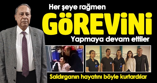 Sağlıkçılar, saldırısına uğradıkları şahsın hayatını kurtarma anlarını anlattı
