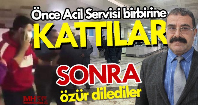 Sağlıkçılara saldıran hasta yakınları özür dilemiş