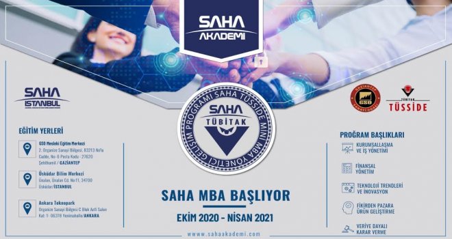 Saha MBA dünyanın en iyi MBA programları arasına girmeye hazır