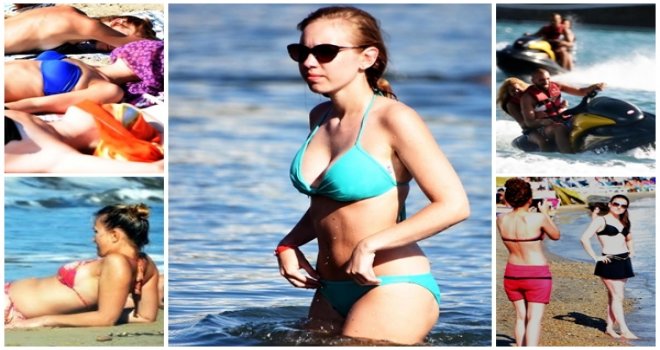 Sahiller, yazdan kalma günlere döndü