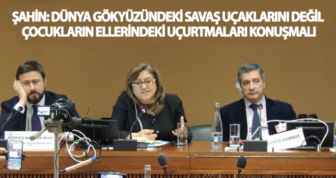 Şahin, 1'inci Küresel Mülteci Forumu'na katıldı