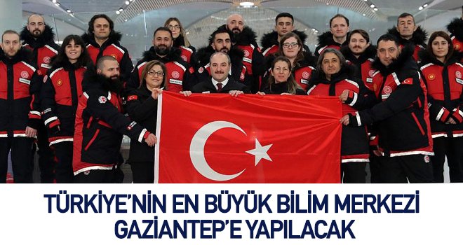 Şahin, Antartika yolunda müjdeyi verdi 