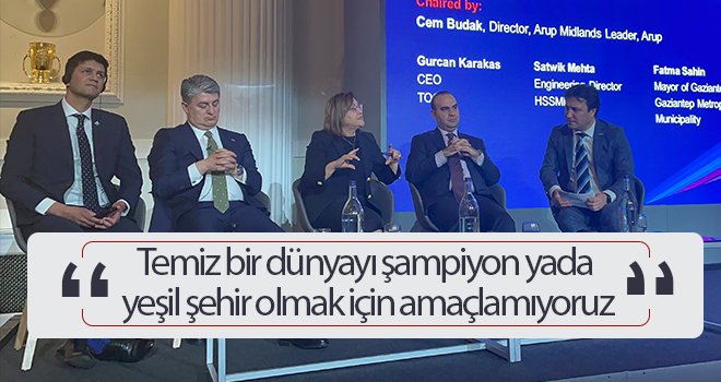 Şahin Birleşik Krallık-Türkiye Yeşil Finansman Konferansında konuştu