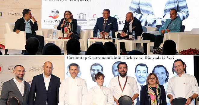 Şahin, düzenlenen panelde GastroAntep'i anlattı