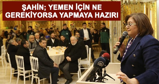 Şahin, el ele verip dayanışma içinde olmamız gerek