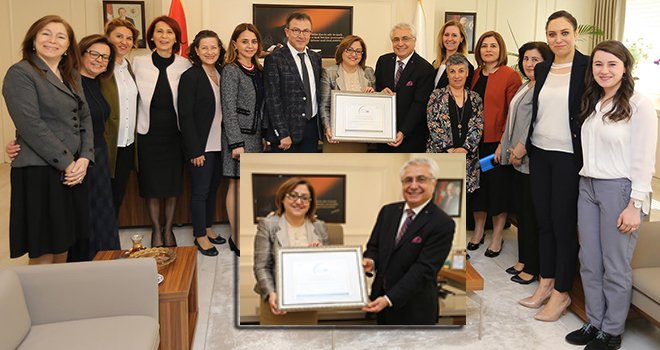 Şahin, İş'te Eşit Kadın Sertifikasını aldı