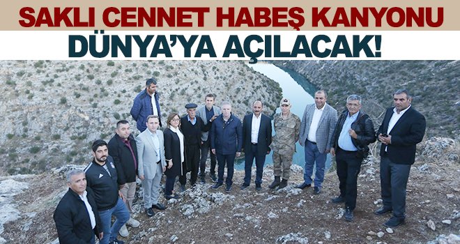 Şahin: Kanyon turizmi, yükselen bir değer