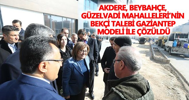 Şahin, sorunları dinledi, bekçiler göreve başladı