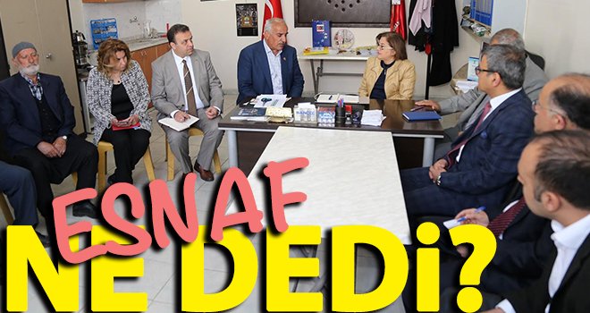 Şahin, Yeni Mahalle esnafını dinledi