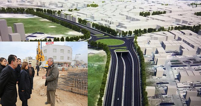 Şahin Yeşilvadi köprüsünde incelemelerde bulundu