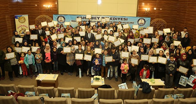 Şahinbey 168 kursiyer daha sertifikalarını aldı 