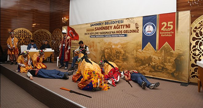 Şahinbey Ağıtı'nı en güzel okuma yarışması düzenledi