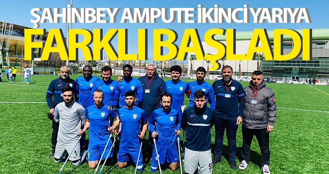 Şahinbey Ampute: 5- Eyübiye Belediye Ampute: 0
