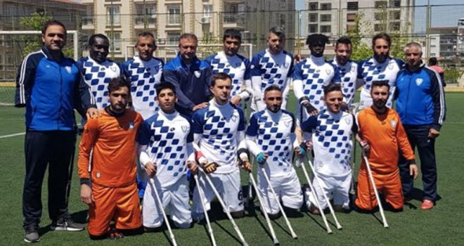 Şahinbey Ampute takımı deplasmanda çıkışını sürdürdü: 3-1