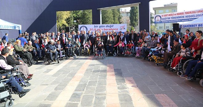 Şahinbey Belediyesi, 365 gün engellilerimizin yanındayız 
