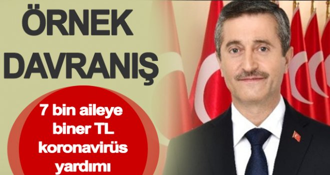 Şahinbey Belediyesi, 7 bin aileye bin TL yardımda bulundu