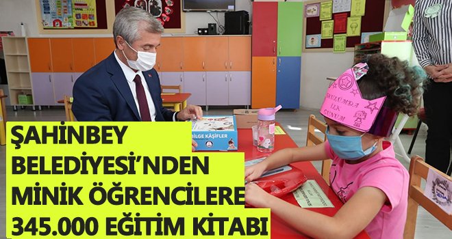 Tahmazoğlu'ndan öğrencilere eğitim kitabı ve boyama seti
