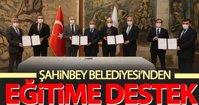 Şahinbey Belediyesinin eğitime desteği sürüyor