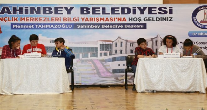 Şahinbey bilgi yarışması düzenledi