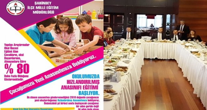 ŞAHİNBEY’ DE OKUL ÖNCESİNDE HEDEF YÜZDE 100
