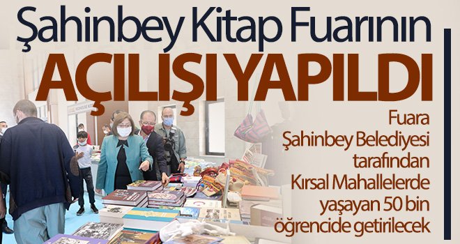 Şahinbey Kitap Fuarının açılışı yapıldı