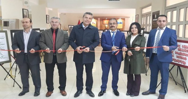 Şahinbey Milli Eğitim Müdürü Yasin Tepe sergi açtı